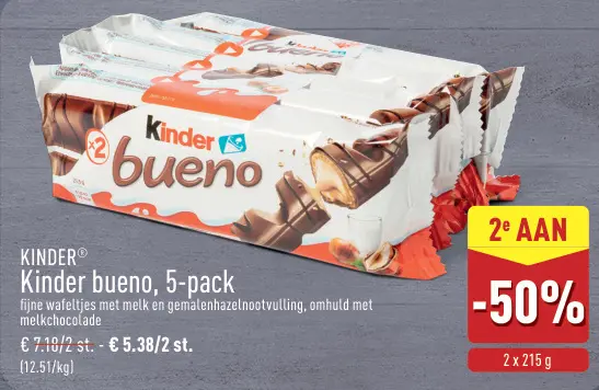 Promotie: Bueno, 5-pack