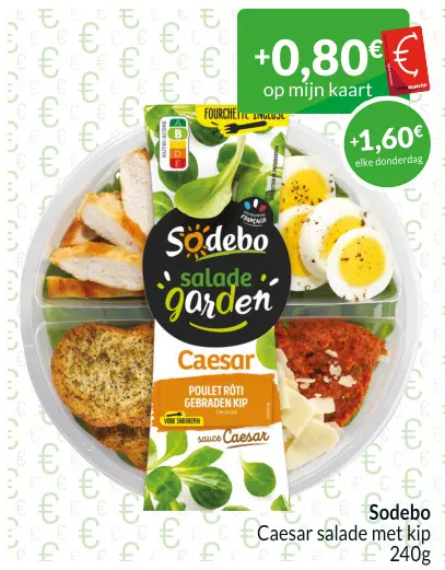Promotie: Caesar salade met kip