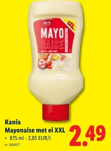 Aanbieding: Mayonaise met ei XXL