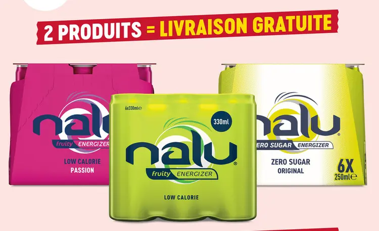 Offre: Nalu Fruity Energizer