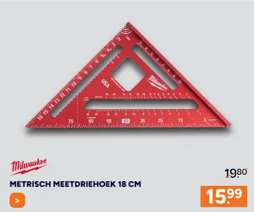 Aanbieding: METRISCH MEETDRIEHOEK