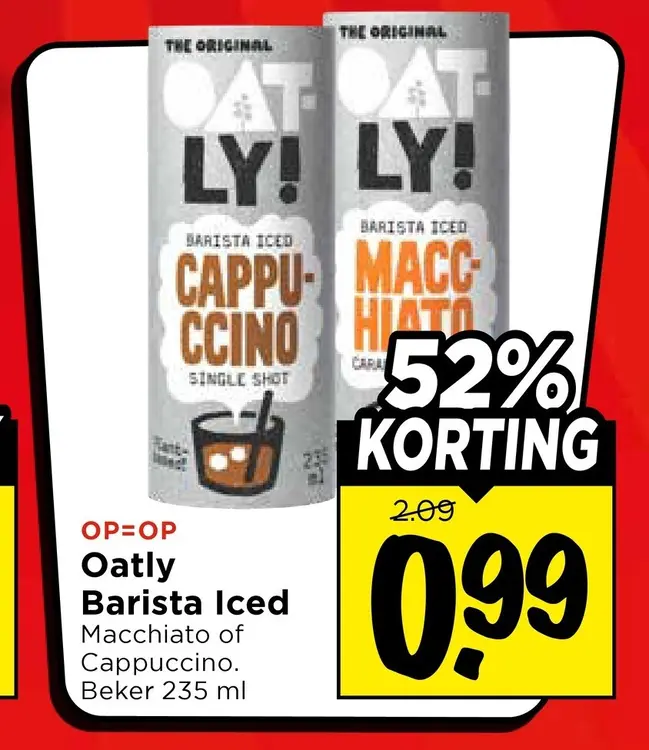 Aanbieding: Oatly Barista Iced