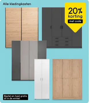 Aanbieding: Alle kledingkasten
