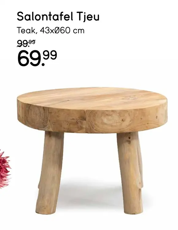 Aanbieding: Salontafel Tjeu