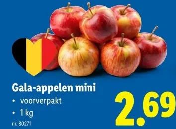 Aanbieding: Gala-appelen mini