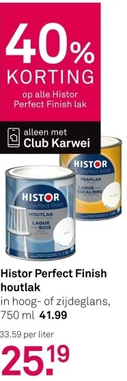 Aanbieding: Perfect Finish houtlak