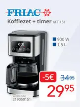 Promotie: Koffiezet + timer KFT 151