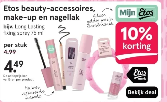 Aanbieding: Etos beauty-accessoires, make-up en nagellak