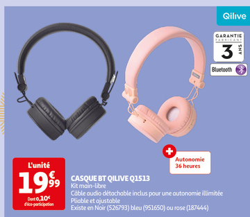 Aanbieding: CASQUE BT QILIVE Q1513 Kit main-libre