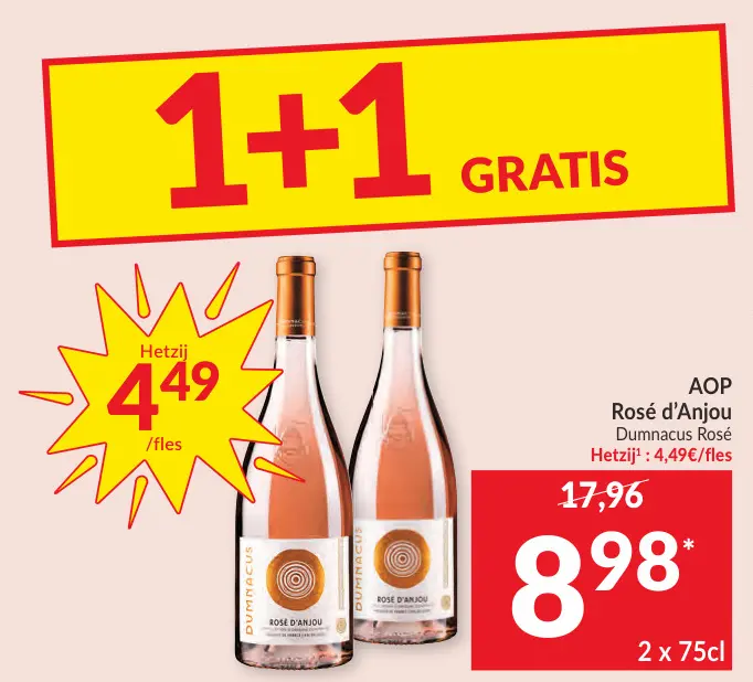 Promotie: AOP Rosé d'Anjou