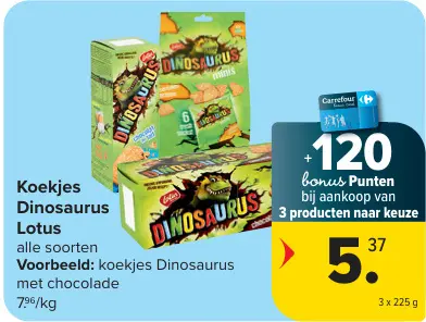 Aanbieding: Koekjes Dinosaurus