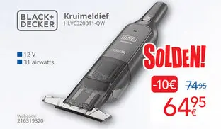 Aanbieding: BLACK+DECKER Kruimeldief HLVC320811-QW