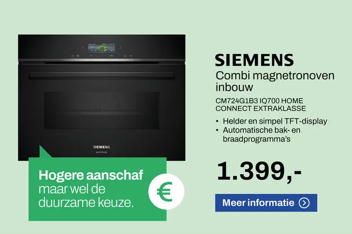 Aanbieding: Combi magnetronoven inbouw
