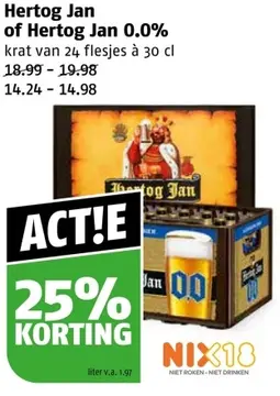 Aanbieding: Hertog Jan of Hertog Jan 0.0%
