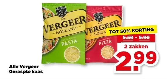 Vergeer Geraspte kaas