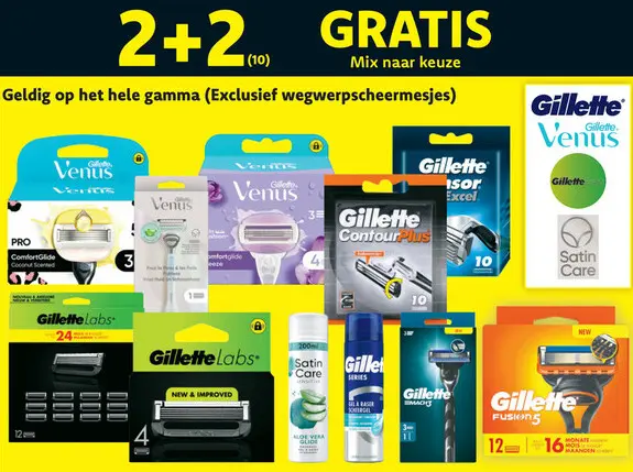 Aanbieding: Gillette Venus, Labs of Satin Care