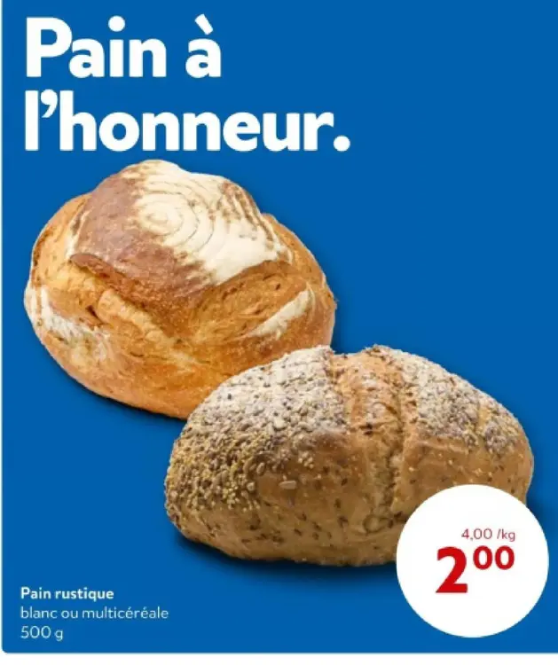 Offre: Pain rustique