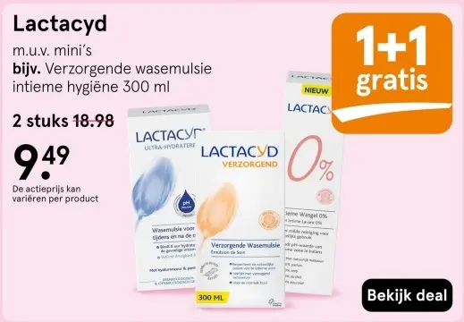 Aanbieding: Verzorgende wasemulsie intieme hygiëne
