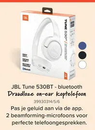 Promotie: Tune 530BT - bluetooth Draadloze on-ear kopte
