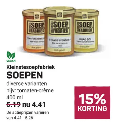 Aanbieding: Soepen