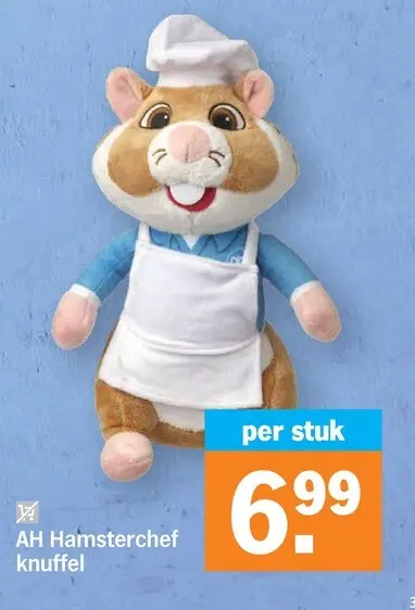 Promotie: Hamsterchef knuffel