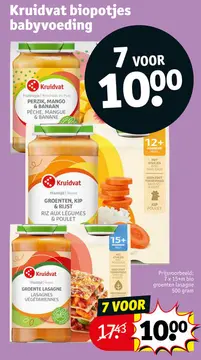 Aanbieding: Biopotjes babyvoeding