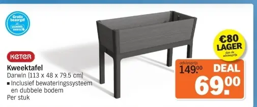Aanbieding: Kweektafel Darwin