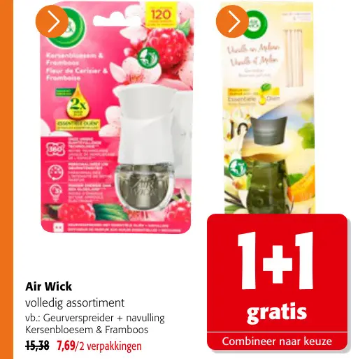 Promotie: Geurverspreider + navulling Kersenbloesem & Framboos