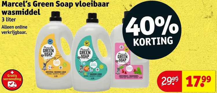 Aanbieding: Vloeibaar wasmiddel
