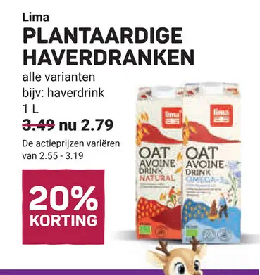 Aanbieding: Plantaardige haverdranken