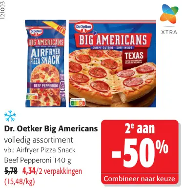 Promotie: Big Americans volledig assortiment