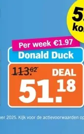 Aanbieding: Donald Duck