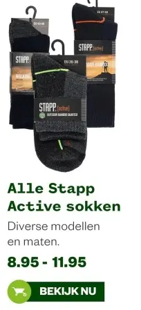 Aanbieding: Alle Stapp Active sokken