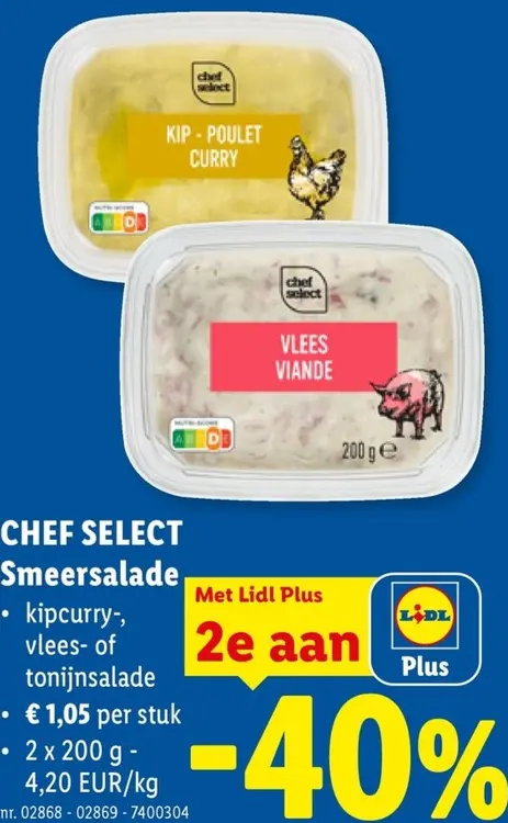 Promotie: Smeersalade