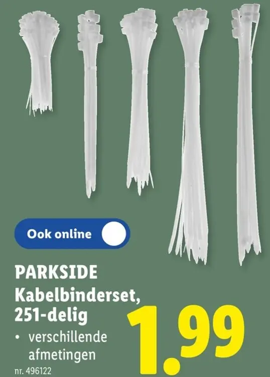 Promotie: Kabelbinderset