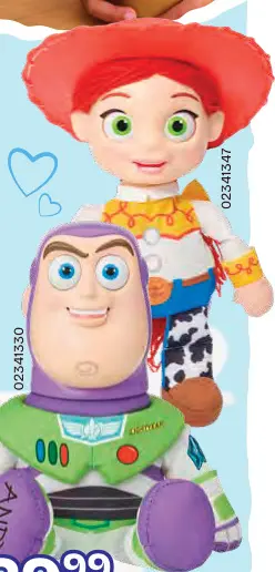 Offre: Toy Story Buzz Lightyear & Jessie Palm Puppet
