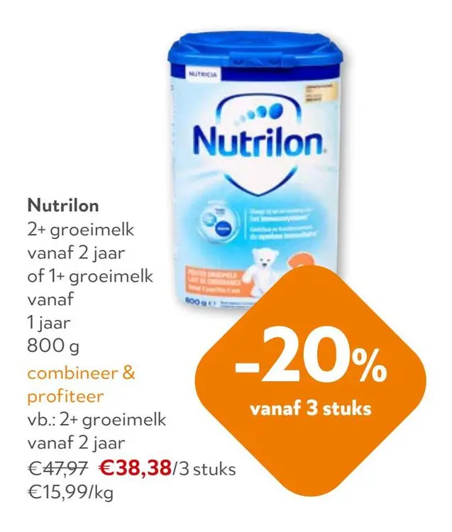 Aanbieding: Nutrilon groeimelk