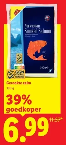 Aanbieding: Gerookte zalm