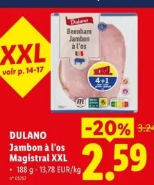 Offre: Jambon à l'os Magistral XXL