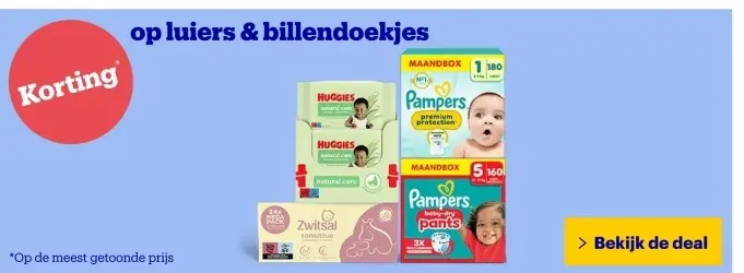 Aanbieding: Luiers & billendoekjes