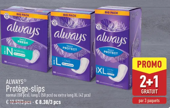 Offre: Protège-slips