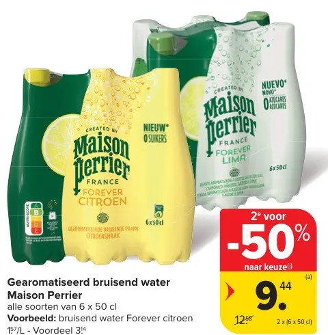 Promotie: Gearomatiseerd bruisend water