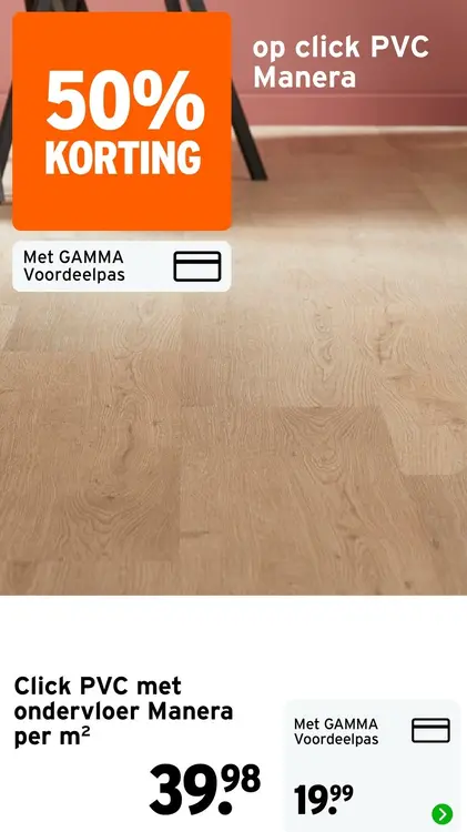 Aanbieding: Click PVC Manera 