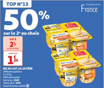 Aanbieding: RIZ AU LAIT LA LAITIÈRE