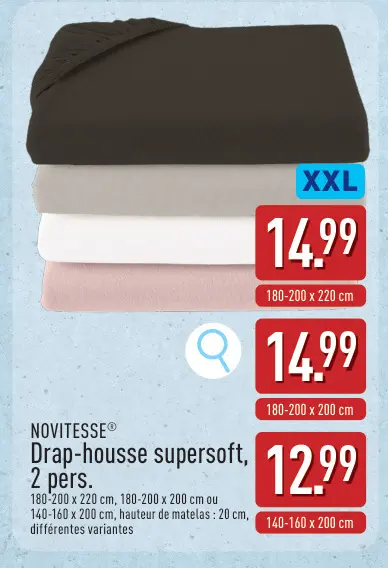 Offre: Drap-housse supersoft