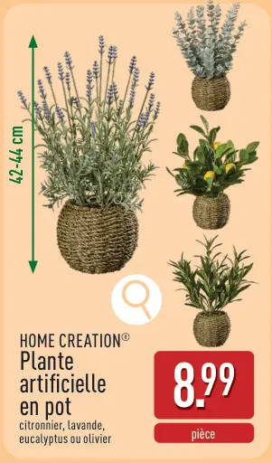 Offre: Plante artificielle en pot