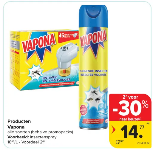Promotie: Vapona