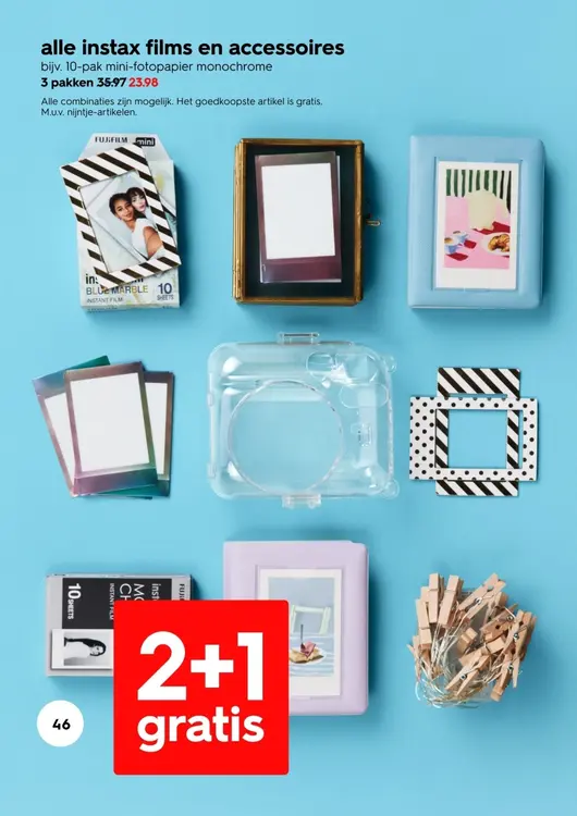 Aanbieding: Alle instax films en accessoires