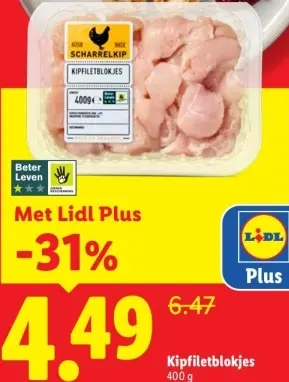 Aanbieding: Kipfiletblokjes