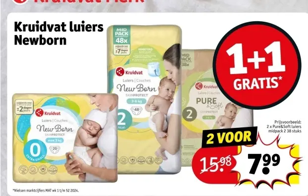 Promotie: Kruidvat luiers Newborn
